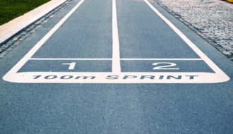 Side by side running lanes